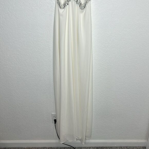 NWT Jonathan SIMKHAI Cut-Out Detailing Long Dress White Wedding Maxi Size 6 - Picture 5 of 16